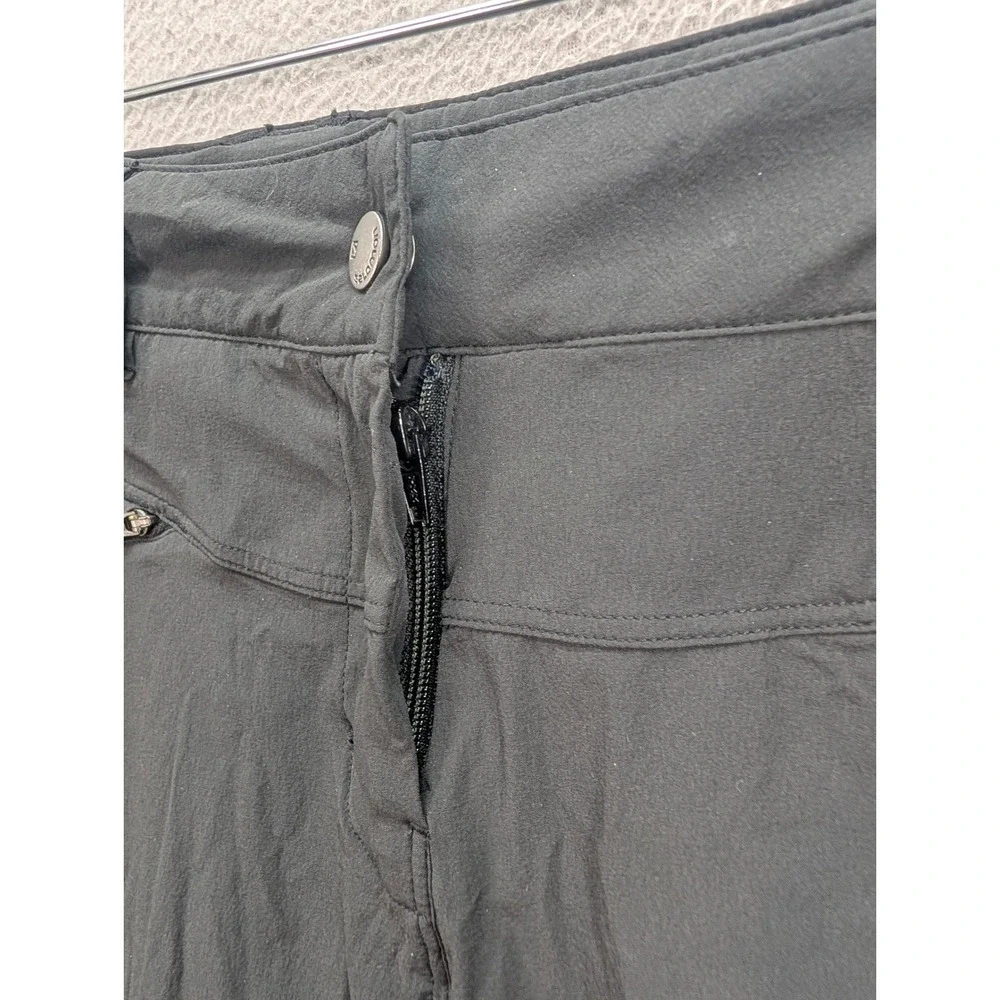 Salomon Wayfarer Black Hiking Capri Pants Women's Size 8 Technical Outdoor Cargo - Picture 6 of 11